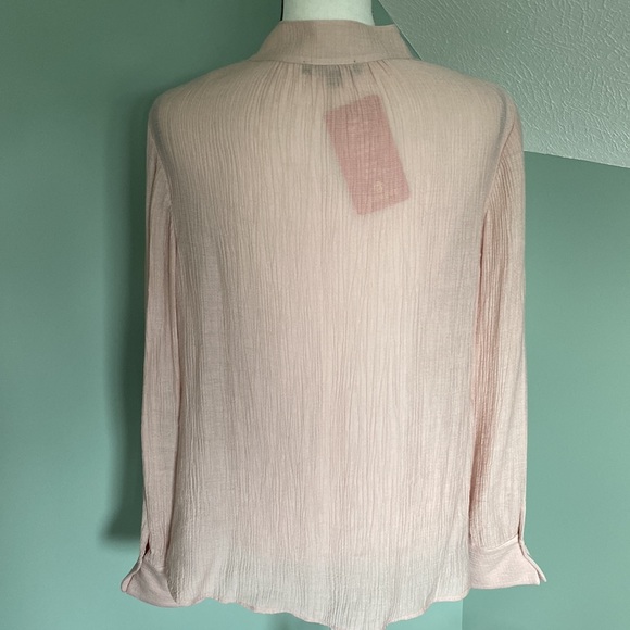 David Lerner Kourtney Mandarin Collar Blouse - Picture 7 of 9